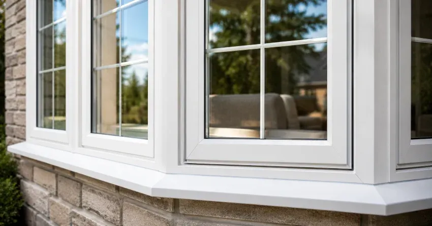 bay window alcove seating area in a living room in Tottenham