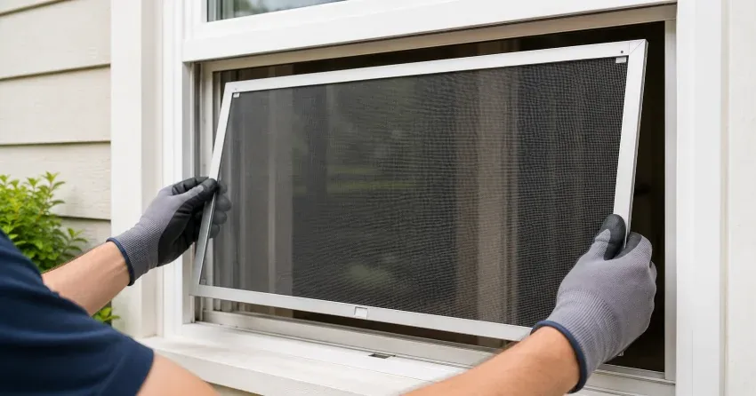 technician repairing a window sash and balance system in Tottenham