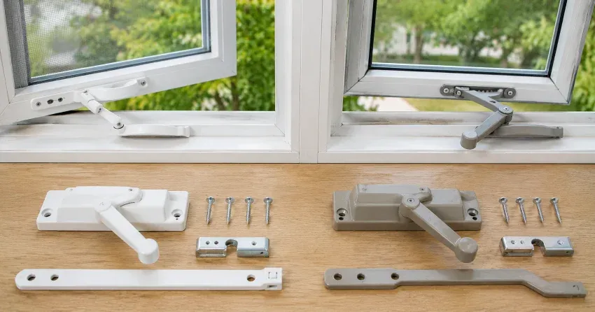 new casement window crank operator installed in Tottenham home